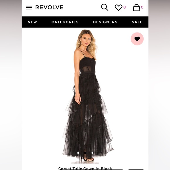BCBG / Revolve Tulle Gown - Picture 2 of 7